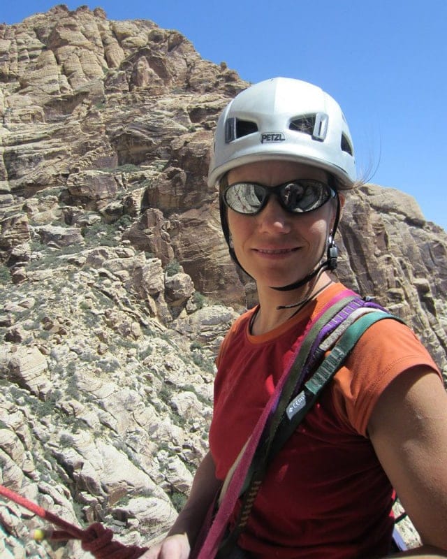 Sara Reeder - New Hampshire climbing, skiing, and mountaineering guide.